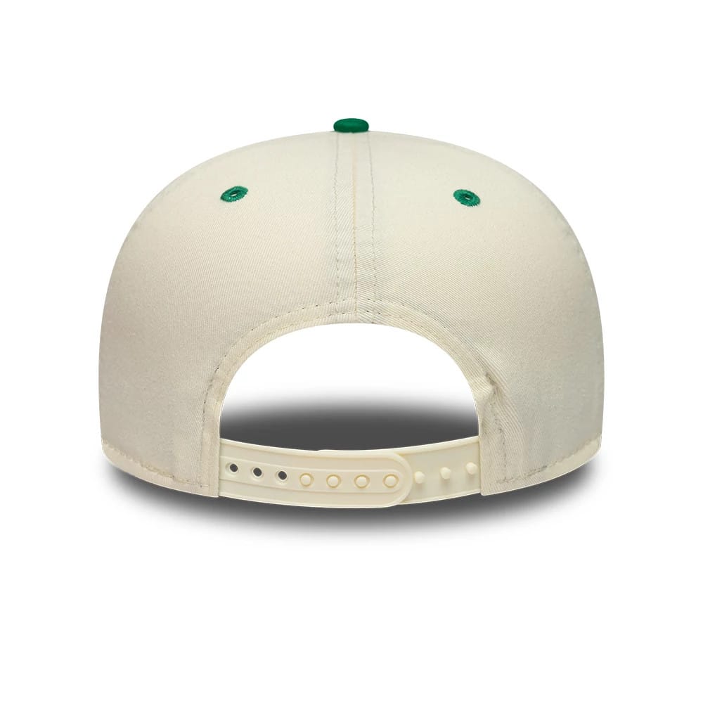 Pictured is this NBA Hardwood Classic Boston Celtics 19TWENTY Adjustable cap in cream. 7