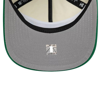 Pictured is this NBA Hardwood Classic Boston Celtics 19TWENTY Adjustable cap in cream & green. 2