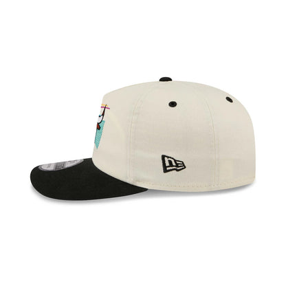 Pictured is this NBA Hardwood Classic Chicago Bulls 19TWENTY Adjustable cap in cream & black. 6