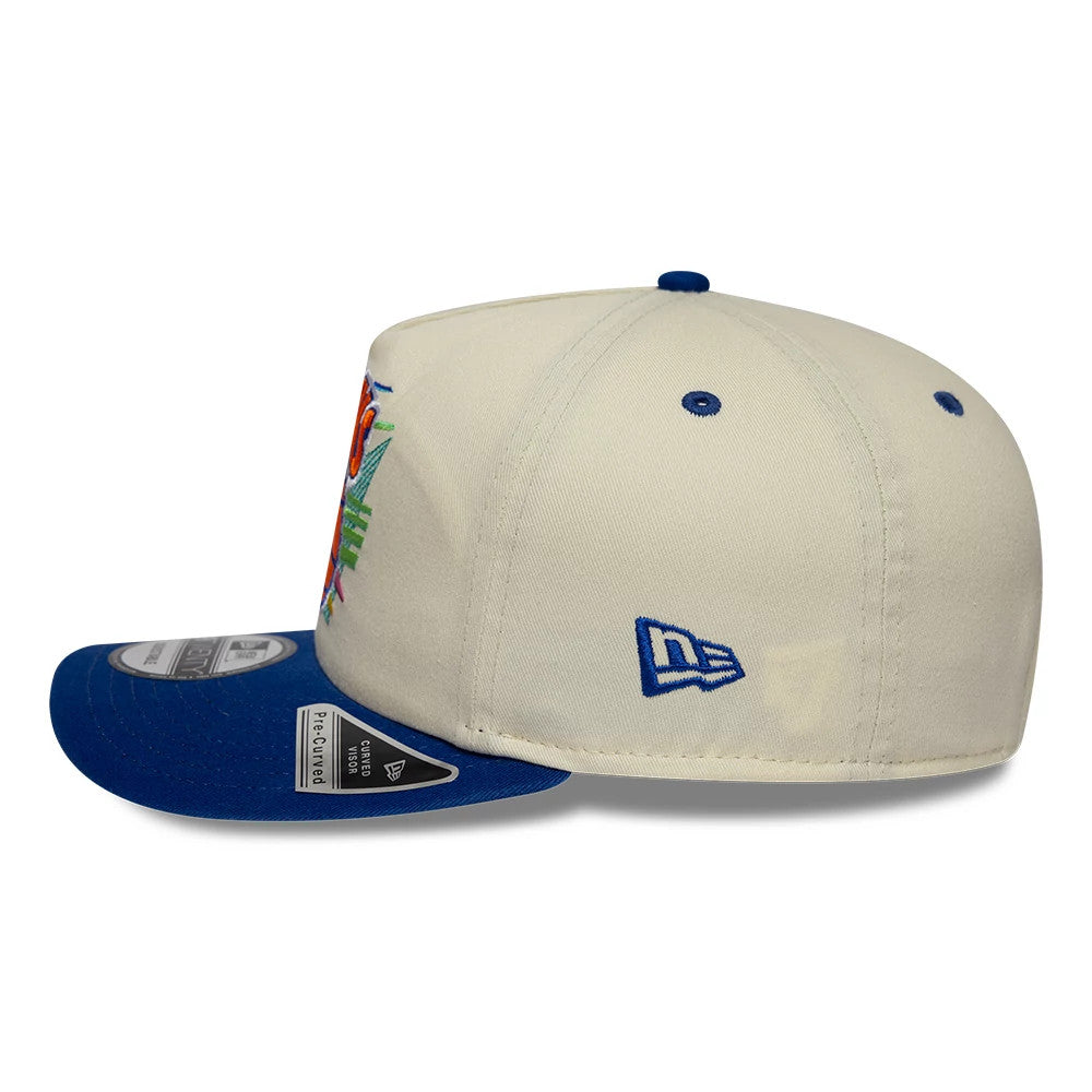 Pictured is this NBA Hardwood Classic New York Knicks 19TWENTY Adjustable cap in Cream. 6
