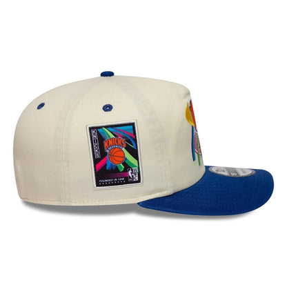 Pictured is this NBA Hardwood Classic New York Knicks 19TWENTY Adjustable cap in Cream. 5