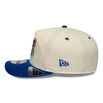 Pictured is this NBA Hardwood Classic New Jersey Nets 19TWENTY Adjustable cap in cream & blue. 6