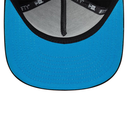Pictured is this Looney Tunes Bugs & Daffy 9FIFTY A-Frame Snapback Adjustable cap in black. 2