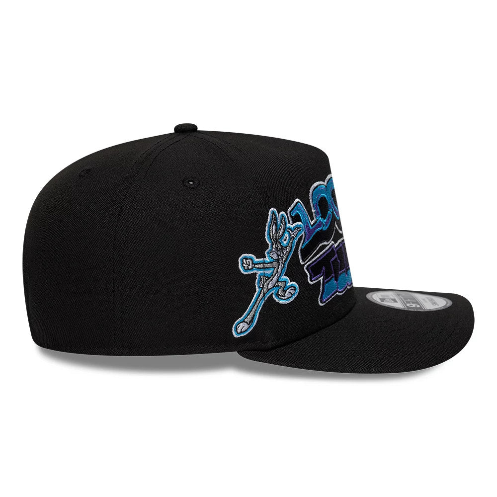 Looney Tunes Bugs & Daffy Black 9FIFTY A-Frame Snapback Cap | NEC UK