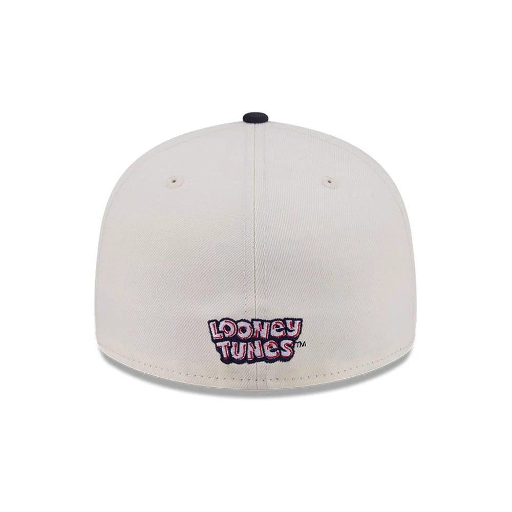 Pictured is this Looney Tunes Pwetty Cat Multi Character 59FIFTY Fitted cap in navy. 7