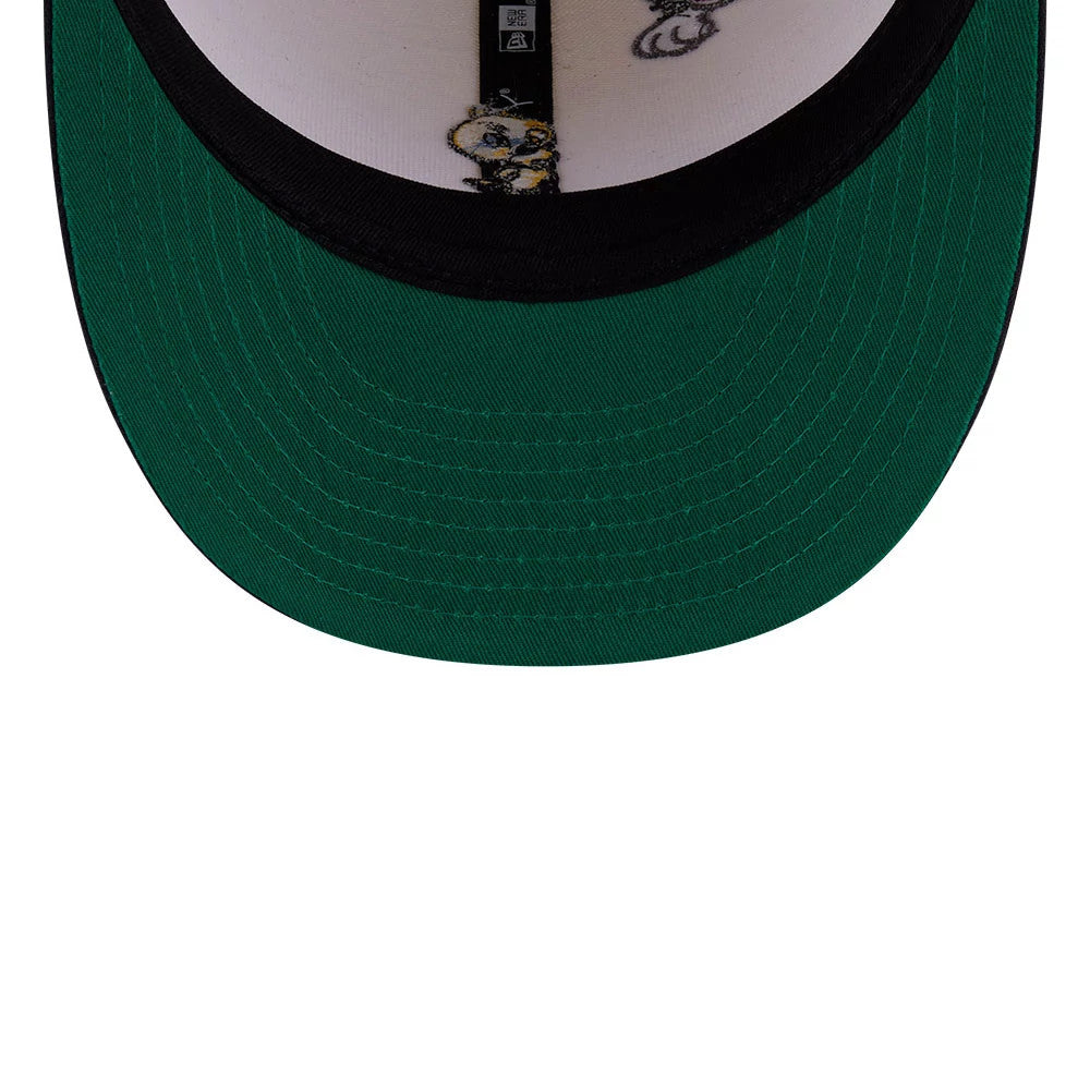 Pictured is this Looney Tunes Pwetty Cat Multi Character 59FIFTY Fitted cap in beige & navy. 2