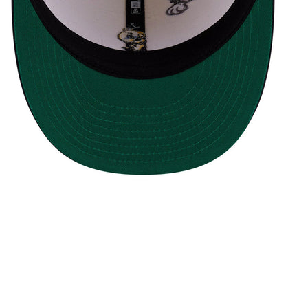 Pictured is this Looney Tunes Pwetty Cat Multi Character 59FIFTY Fitted cap in beige & navy. 2