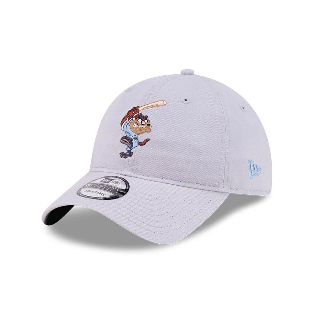 Pictured is this Looney Tunes Tasmanian Devil 9TWENTY Adjustable cap in grey. 1