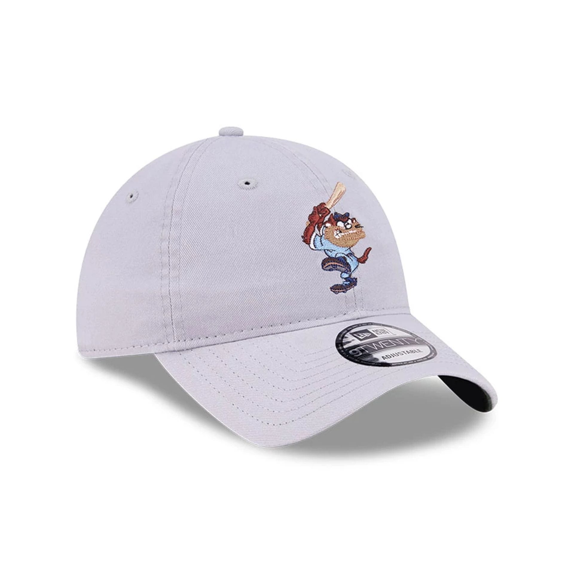 Pictured is this Looney Tunes Tasmanian Devil 9TWENTY Adjustable cap in grey. 4