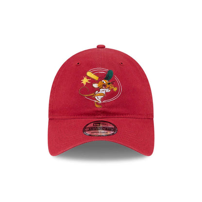 Pictured is this Looney Tunes Speedy Gonzales 9TWENTY Adjustable cap in dark red. 3