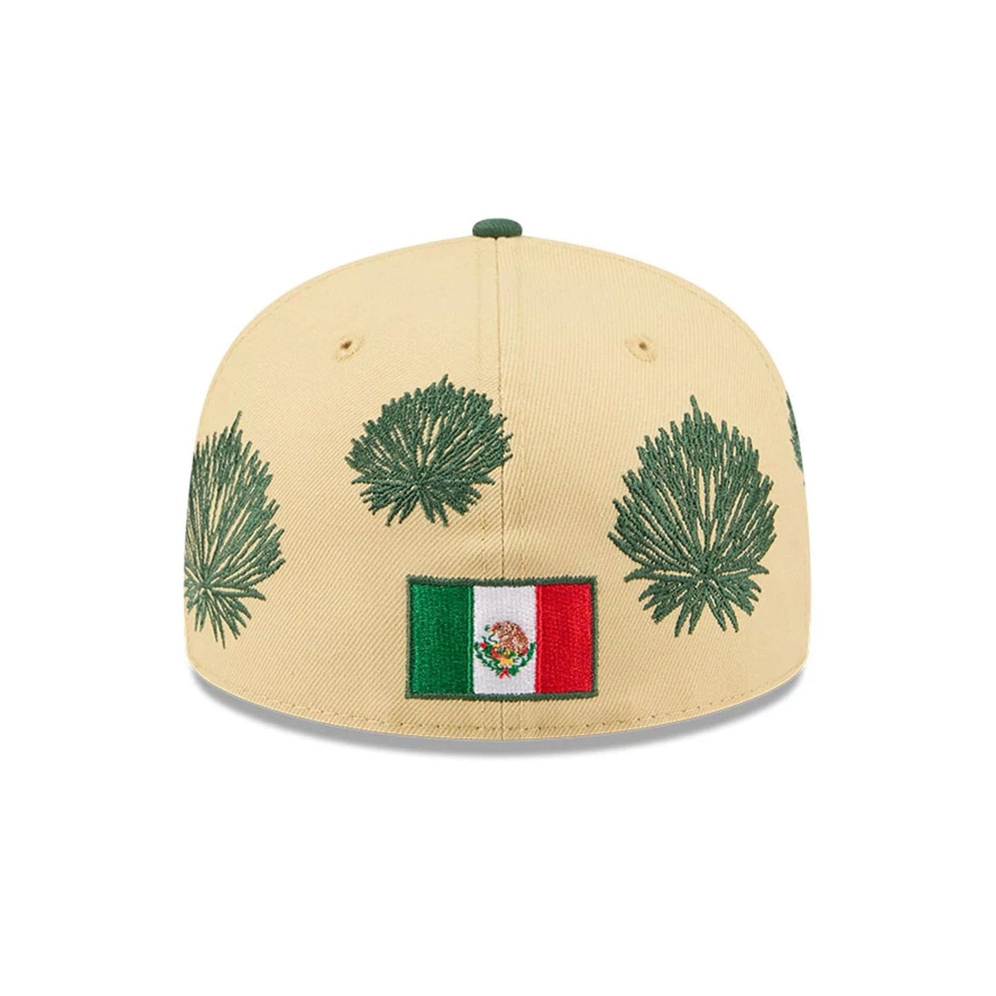 Pictured is this MLB Agave 2Tone New York Yankees 59FIFTY Fitted cap in light beige. 7