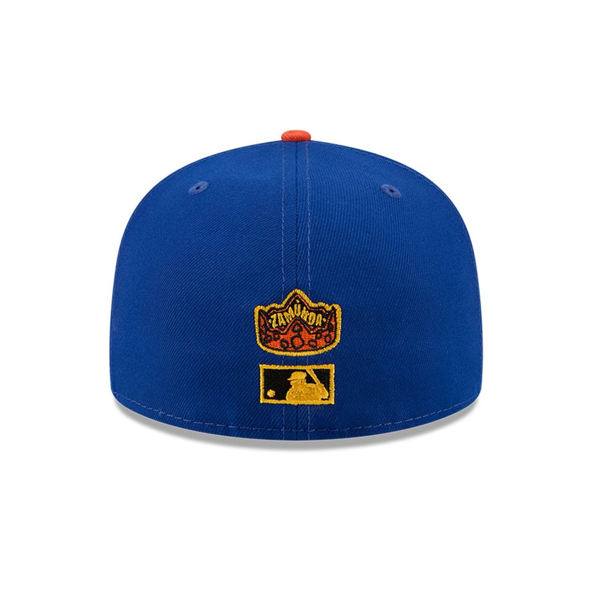 Pictured is this MLB X Coming To America New York Mets 59FIFTY Fitted cap in blue. 5