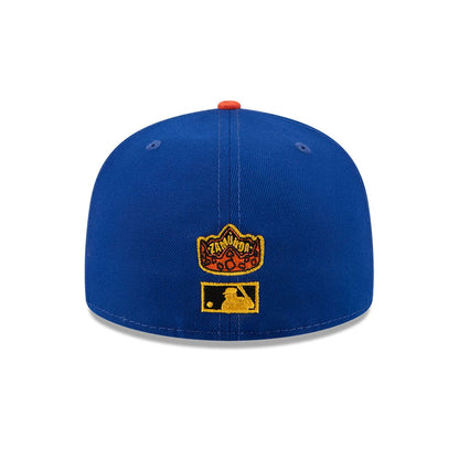 Pictured is this MLB X Coming To America New York Mets 59FIFTY Fitted cap in blue. 5