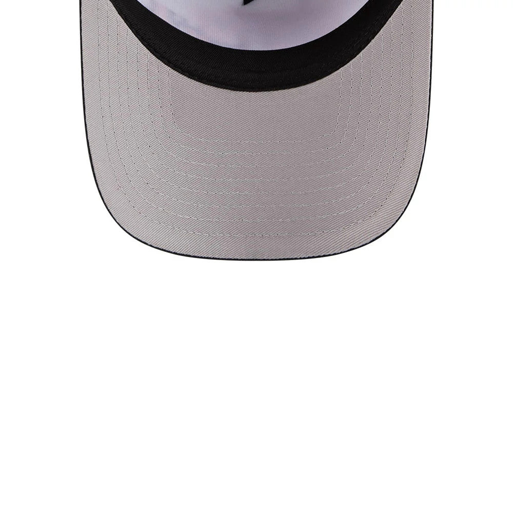 Pictured is this MLB X Coming To America Soul Glo New York Mets 9FORTY A-Frame Adjustable cap in white. 2