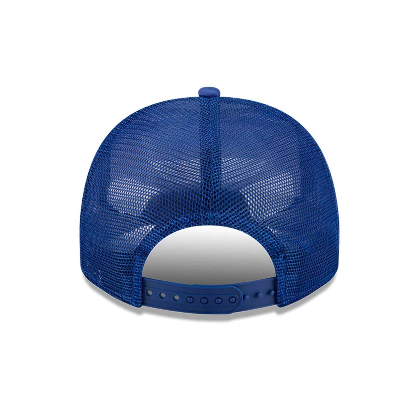 Pictured is this MLB X Coming To America New York Mets 9FIFTY A-Frame Snapback Adjustable cap in blue. 7