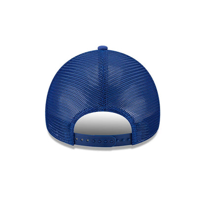 Pictured is this MLB X Ferris Bueller's Day Off Chicago Cubs 9FORTY A-Frame Trucker Adjustable cap in white. 7