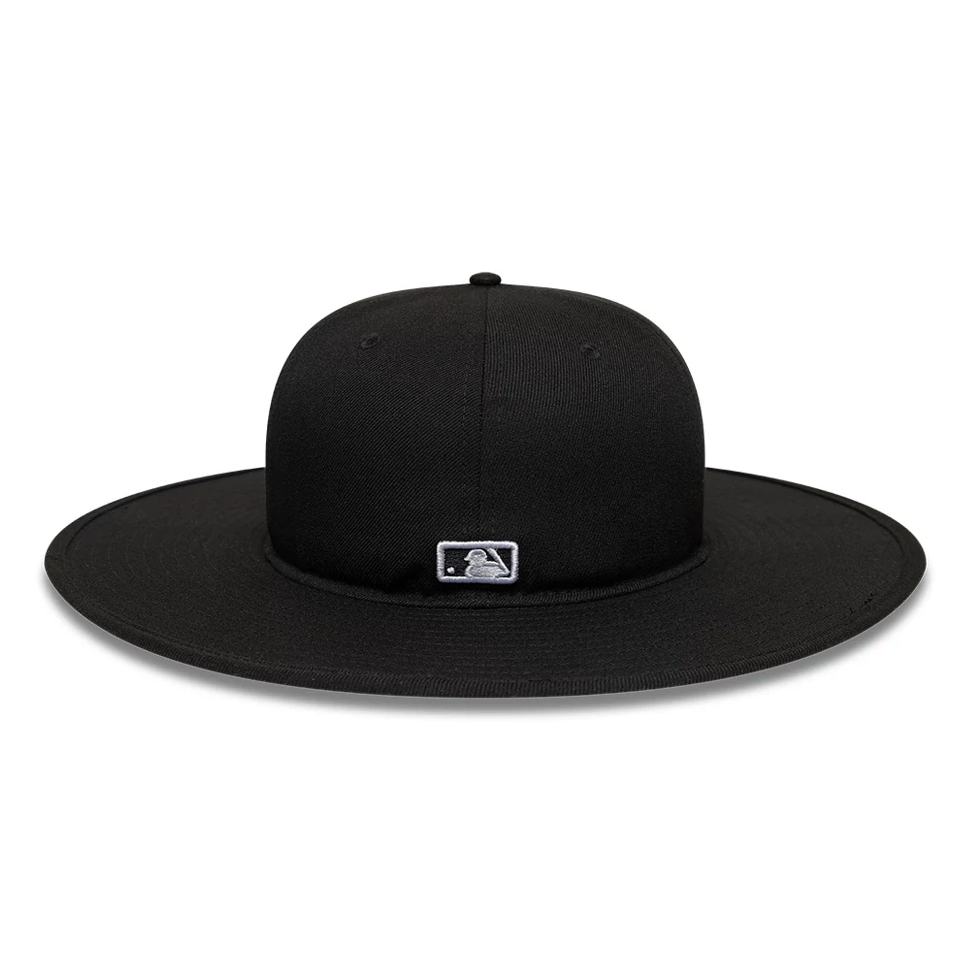 Pictured is this MLB 6 Panel New York Yankees Fitted Bucket hat in black. 4