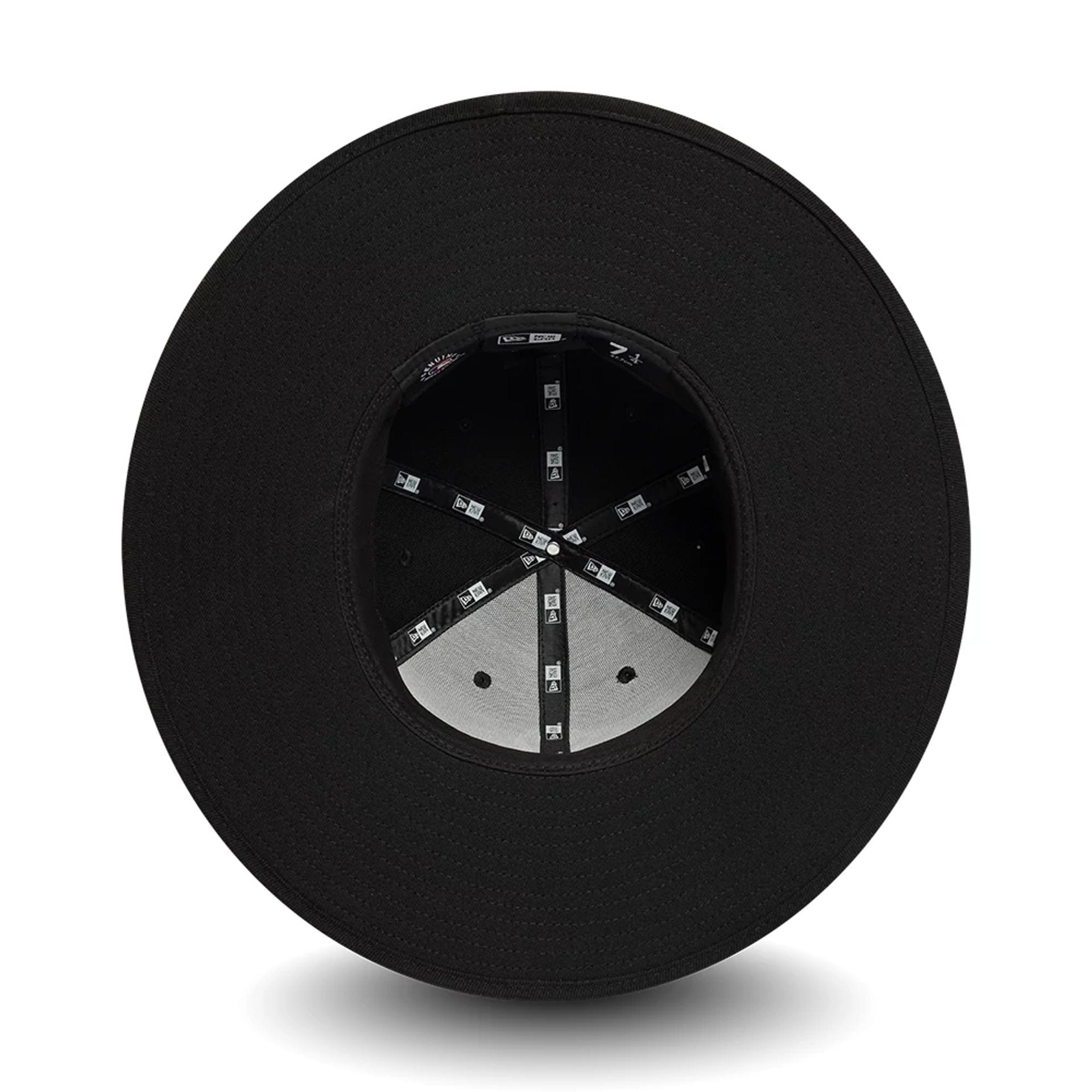 Pictured is this MLB 6 Panel New York Yankees Fitted Bucket hat in black. 5