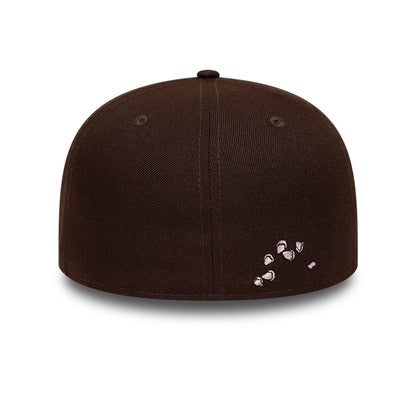 Pictured is this New Era Cherry Blossom 59FIFTY Fitted cap in dark brown. 5