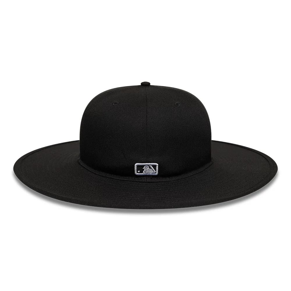 Pictured is this MLB 6 Panel Chicago White Sox Fitted Bucket hat in black. 4
