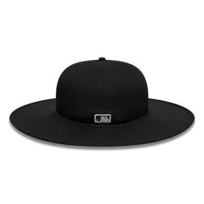 Pictured is this MLB 6 Panel Chicago White Sox Fitted Bucket hat in black. 4