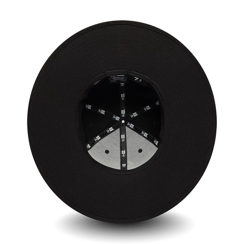 Pictured is this MLB 6 Panel Chicago White Sox Fitted Bucket hat in black. 5
