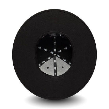 Pictured is this MLB 6 Panel Chicago White Sox Fitted Bucket hat in black. 5