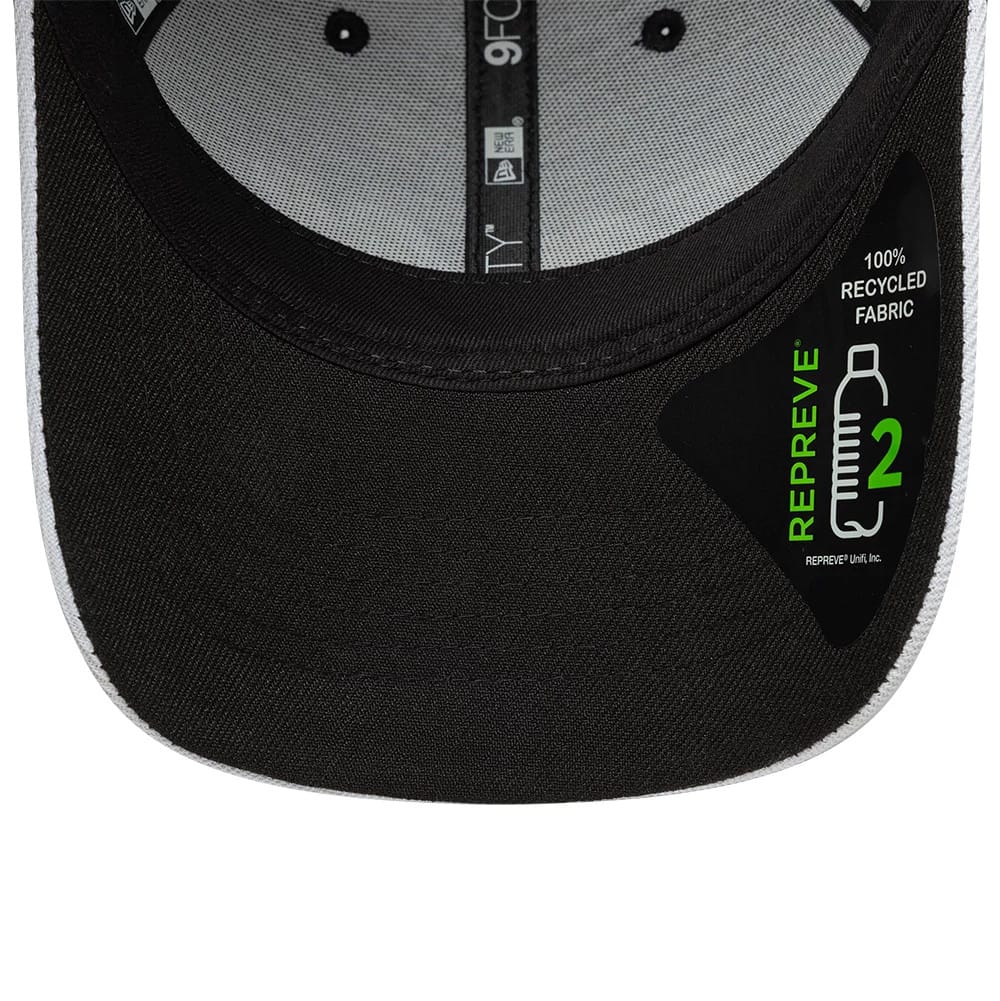 Pictured is this Repreve® Sail GP Piping 9FORTY cap in black. 5