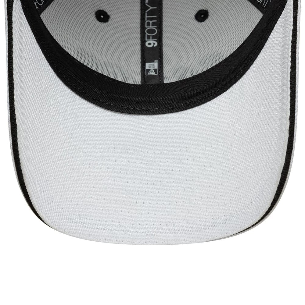 Pictured is this Repreve® Sail GP Sandwich Visor 9FORTY cap in white. 5
