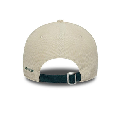 Pictured is this New Era X Zadig & Voltaire Cord 9FORTY Adjustable cap in cream & green. 5