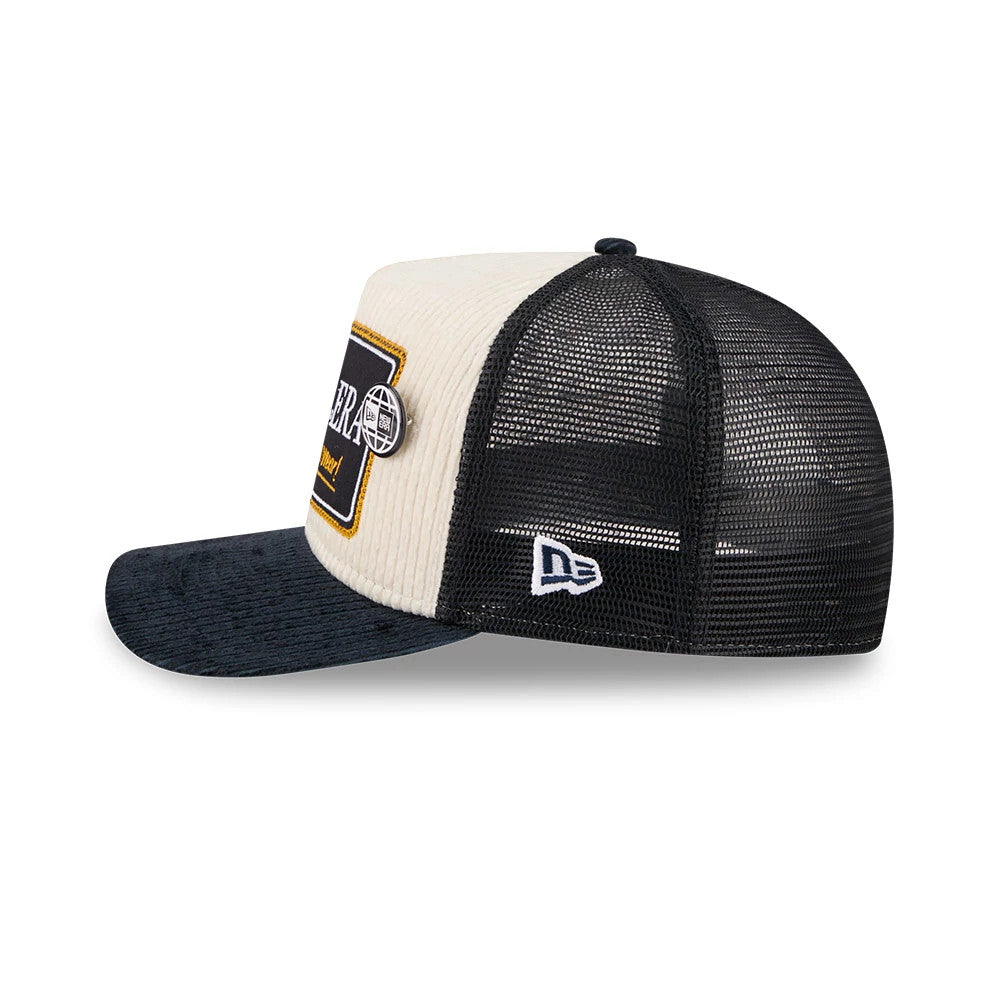 Pictured is this New Era 59FIFTY Day 59FIFTY A-Frame Fitted cap in navy. 5