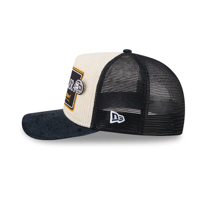 Pictured is this New Era 59FIFTY Day 59FIFTY A-Frame Fitted cap in navy. 5