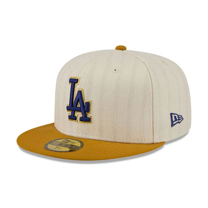 Pictured is this MLB 59FIFTY Day LA Dodgers 59FIFTY Fitted cap in white. 4