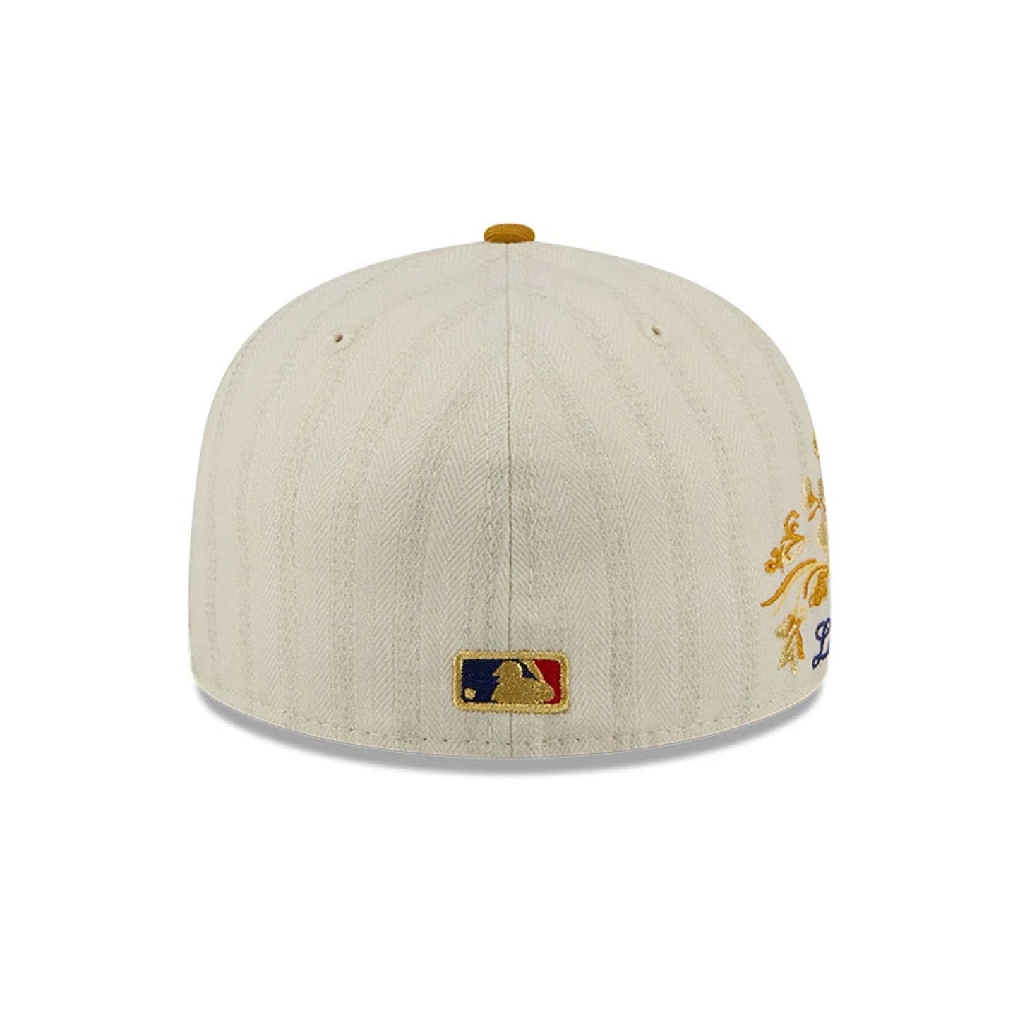 Pictured is this MLB 59FIFTY Day LA Dodgers 59FIFTY Fitted cap in white. 7