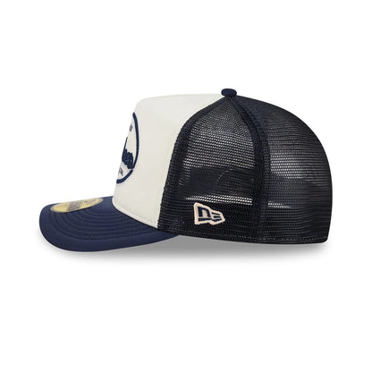 Pictured is this MLB 59FIFTY Day New York Yankees 59FIFTY A-Frame Fitted cap in navy. 5