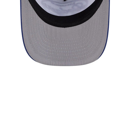 Pictured is this MLB 59FIFTY Day LA Dodgers 59FIFTY A-Frame Fitted cap in dark blue. 2