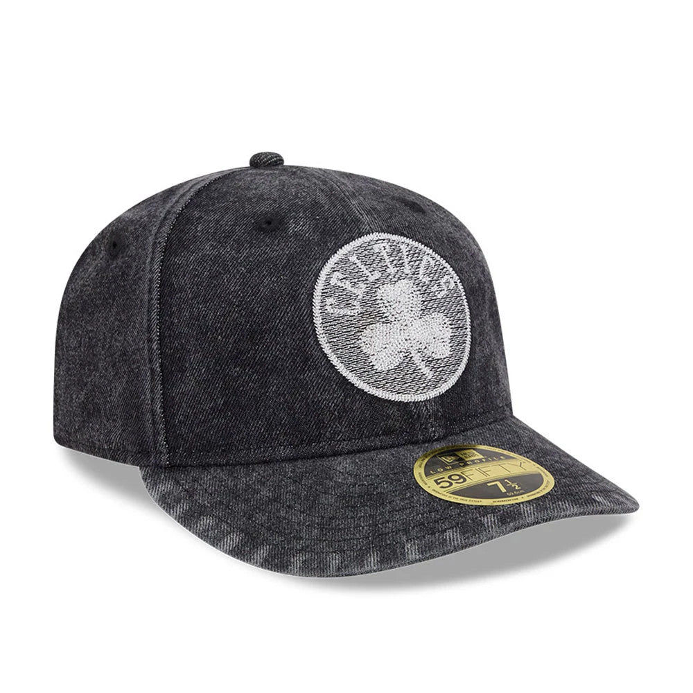Pictured is this NBA 59FIFTY Day Boston Celtics Low Profile 59FIFTY Fitted cap in black. 4