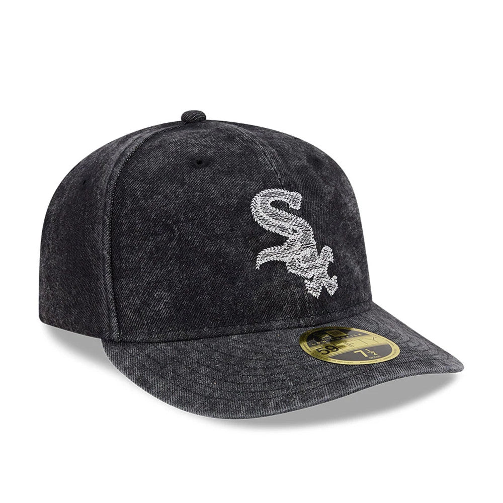 Pictured is this MLB 59FIFTY Day Chicago White Sox Low Profile 59FIFTY Fitted cap in black. 4