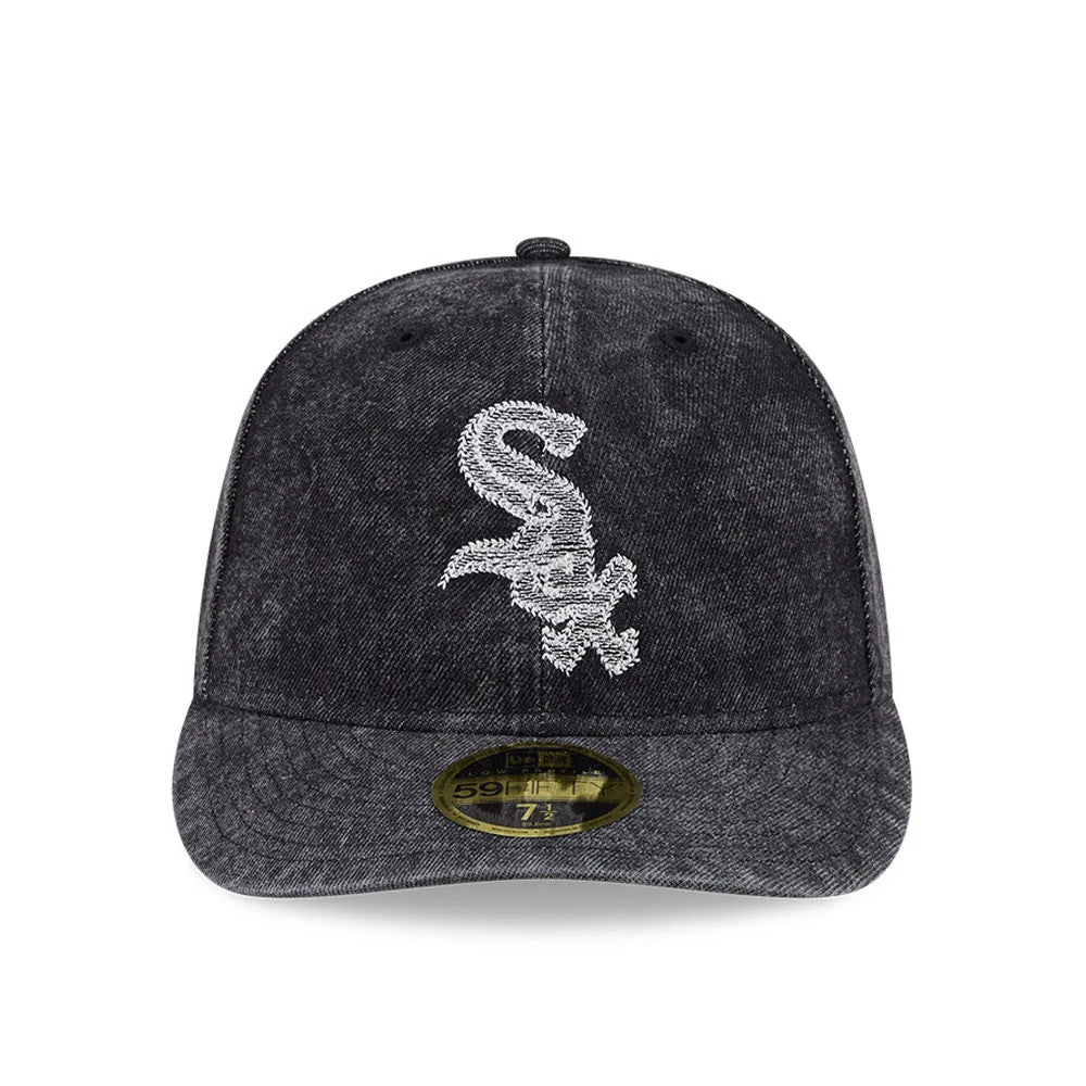 Pictured is this MLB 59FIFTY Day Chicago White Sox Low Profile 59FIFTY Fitted cap in black. 3