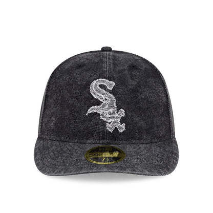 Pictured is this MLB 59FIFTY Day Chicago White Sox Low Profile 59FIFTY Fitted cap in black. 3