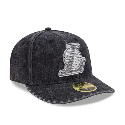 Pictured is this NBA 59FIFTY Day LA Lakers Low Profile 59FIFTY Fitted cap in black. 4