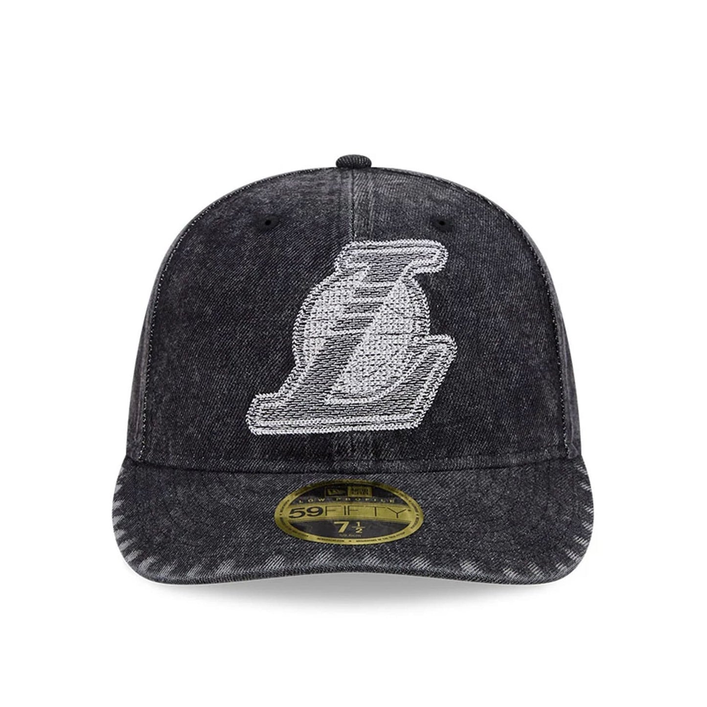 Pictured is this NBA 59FIFTY Day LA Lakers Low Profile 59FIFTY Fitted cap in black. 3