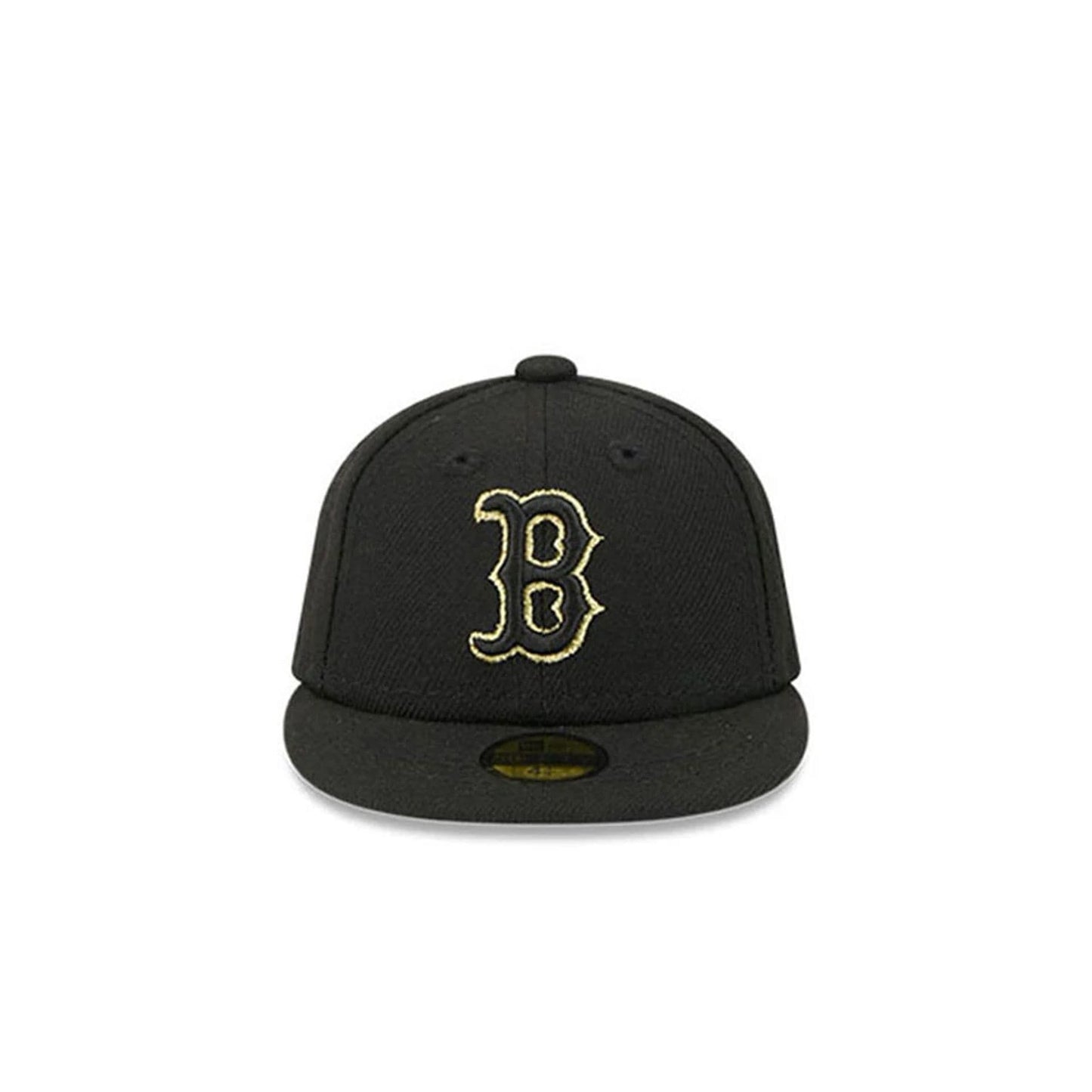 Pictured is this MLB 59FIFTY Day Boston Red Sox Mini 59FIFTY Fitted cap in black. 2