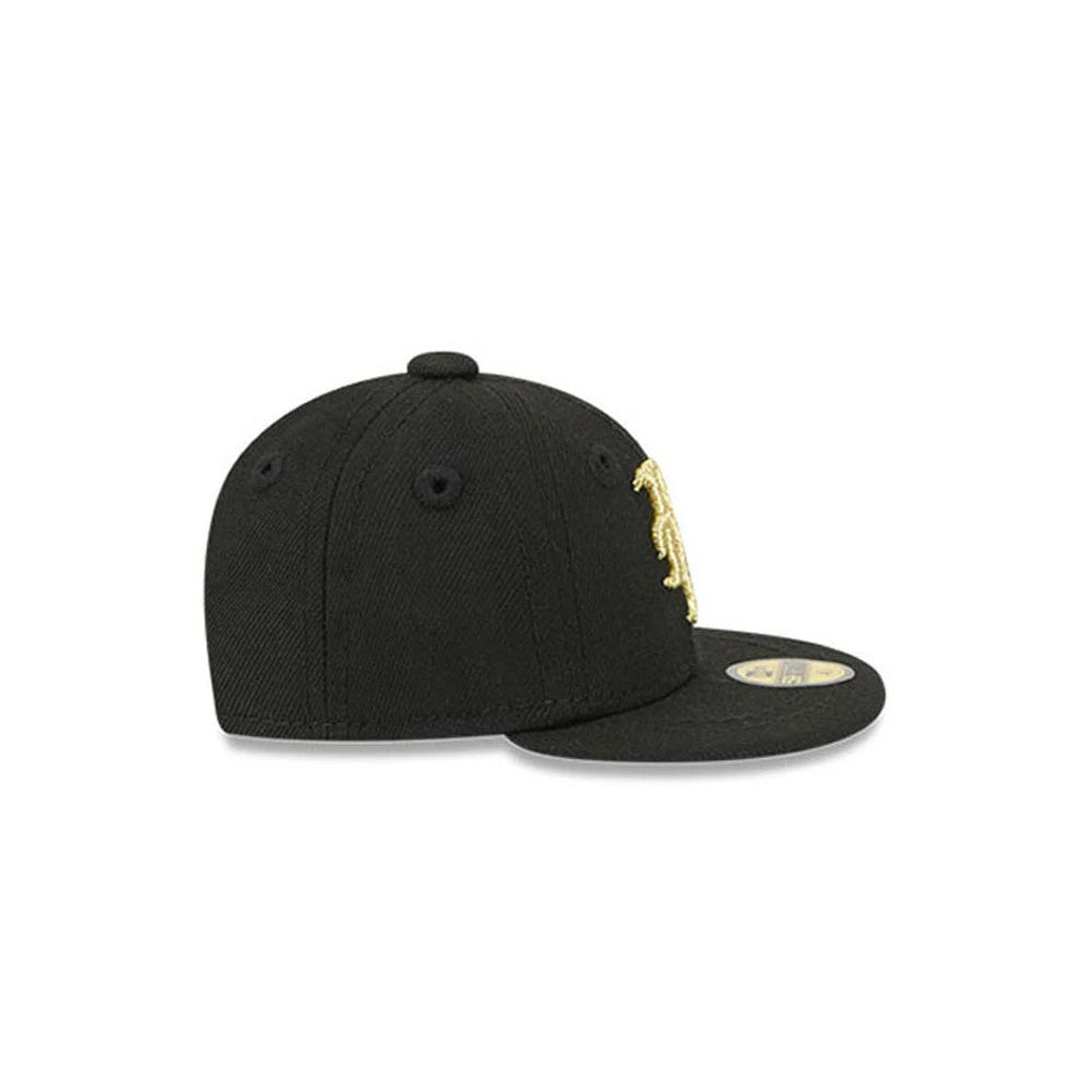 Pictured is this MLB 59FIFTY Day New York Mets Mini 59FIFTY Fitted cap in black. 5