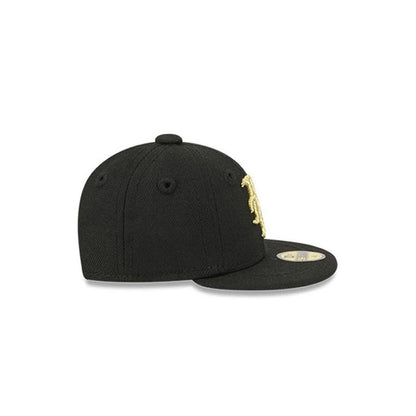 Pictured is this MLB 59FIFTY Day New York Mets Mini 59FIFTY Fitted cap in black. 5
