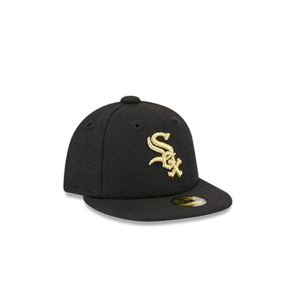 Pictured is this MLB 59FIFTY Day Chicago White Sox Mini 59FIFTY Fitted cap in black. 3