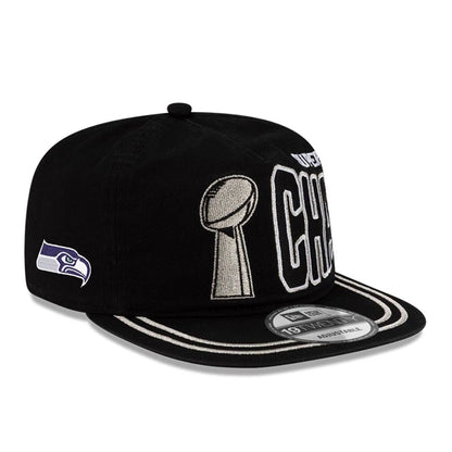 Pictured is this Seattle Seahawks NFL Super Bowl 2026 Parade 19TWENTY Adjustable cap in black. 1