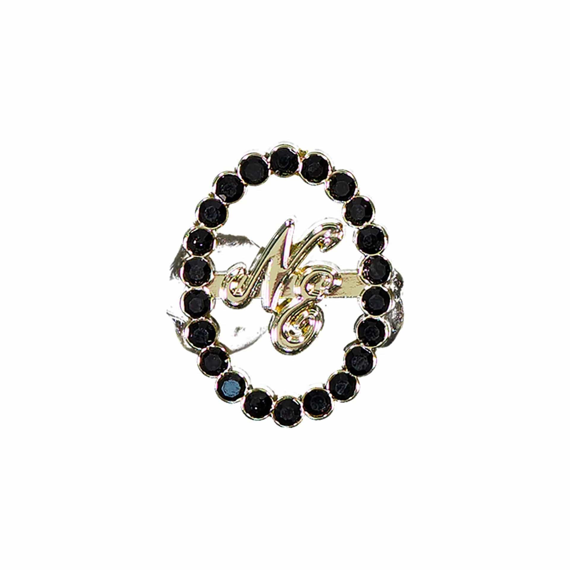 Pictured is this New Era 59FIFTY Day Diamond Catch Closure Pin Badge in black. 1