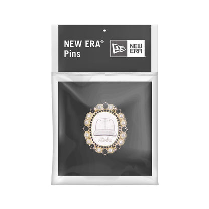 Pictured is this New Era 59FIFTY Day Brooch Pin Badge in black. 3