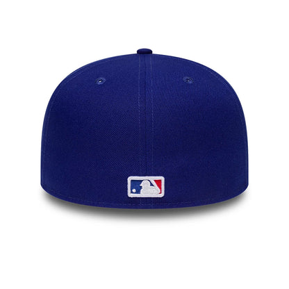 Pictured is this MLB Emblem LA Dodgers 59FIFTY Fitted cap in dark blue. 6